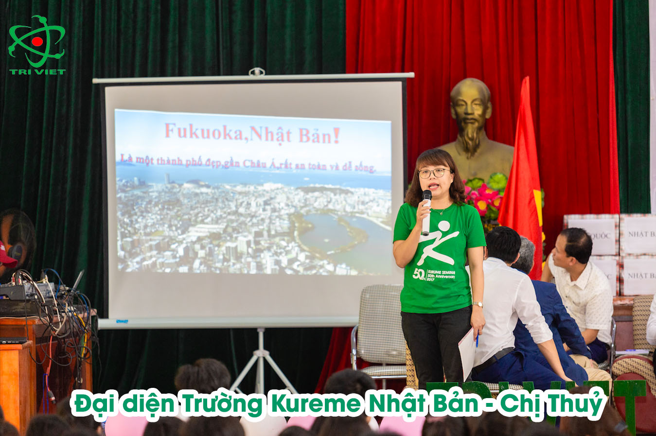 Đại diện trường Kureme Nhật Bản chị Thủy