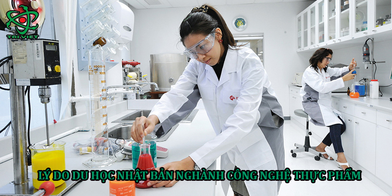 Lý do du học Nhật Bản ngành công nghệ thực phẩm