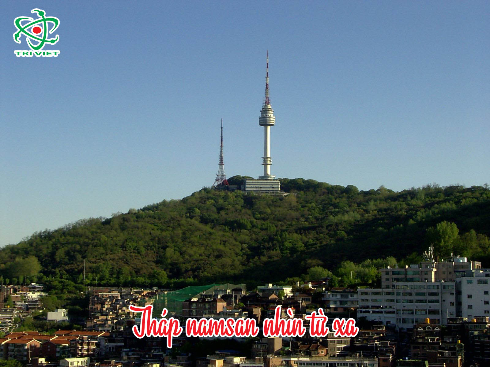 Tháp Namsan nhìn từ xa