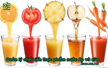 Đơn hàng kỹ sư chế biến thực phẩm nước ép và bánh kẹo